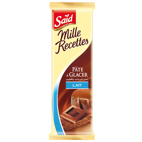 Pâte à glacer au lait
