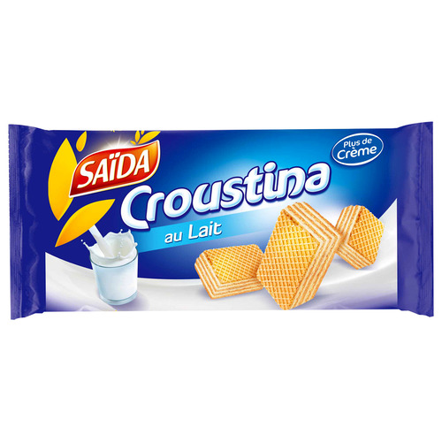Gaufrette croustina lait