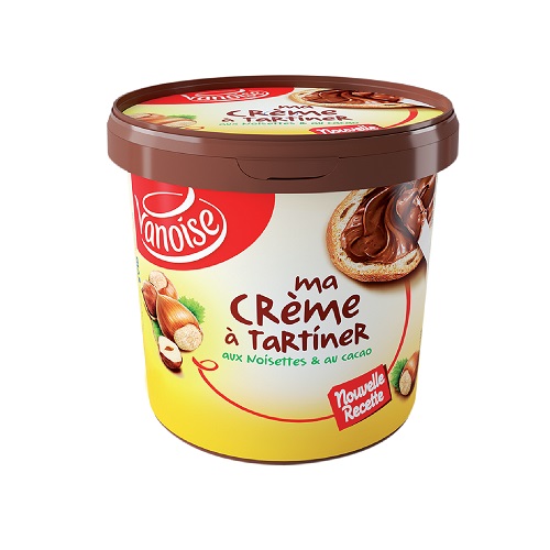 Crème à tartiner noisettes cacao 