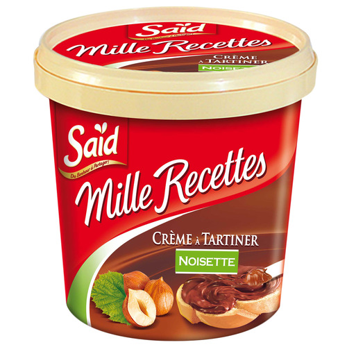 Crème à tartiner noisettes
