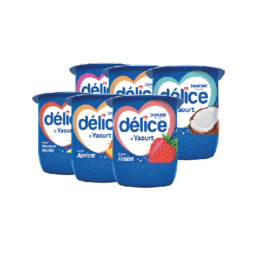 Yaourt aromatisé fraise