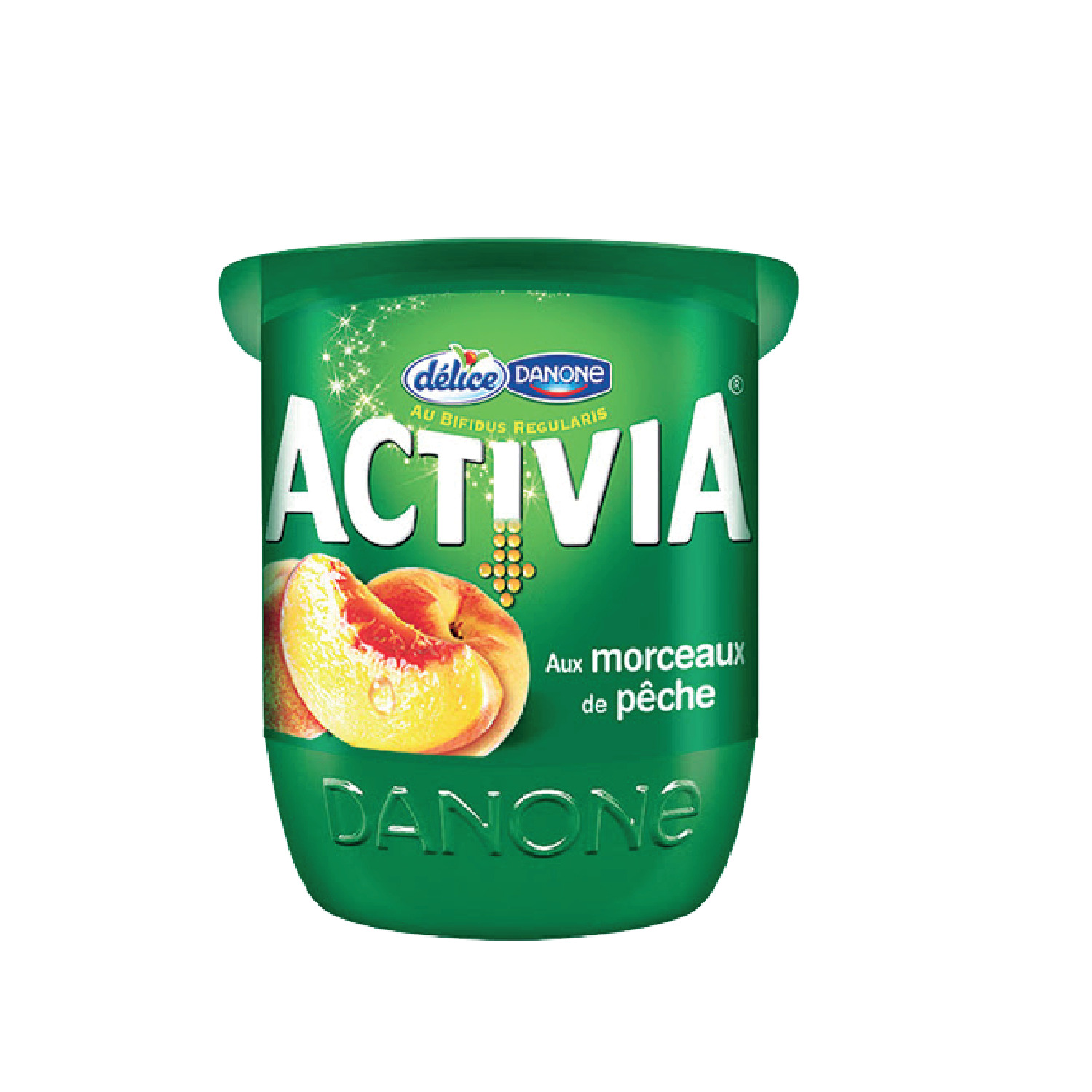 Yaourt activia pêche