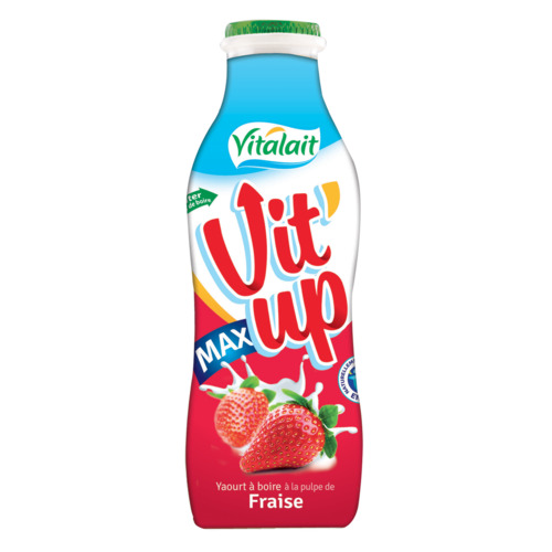 Yaourt à boire fraise
