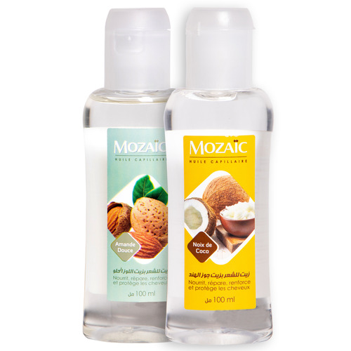 Huile capillaire colis mixte