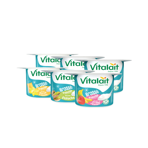 Yaourt brassé biscuit vanille