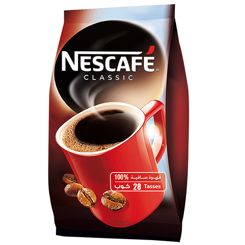 Café soluble soft pack
