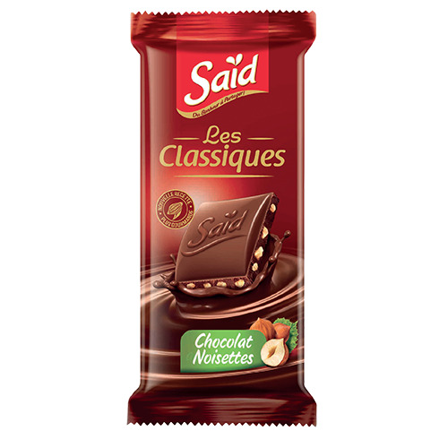 Tablette chocolat noisette