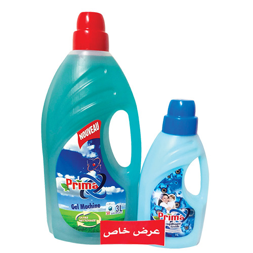 Lessive semi automatique et assouplissant