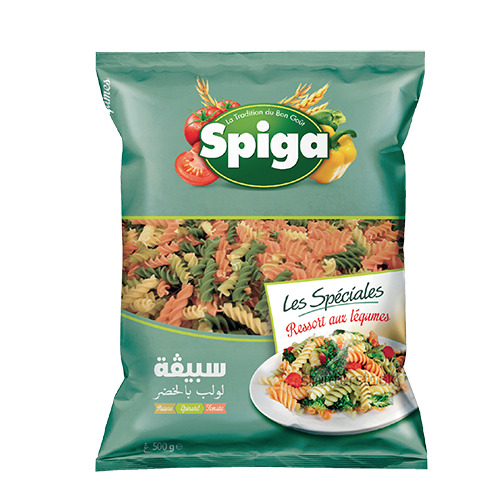 Pâte ressort aux légumes