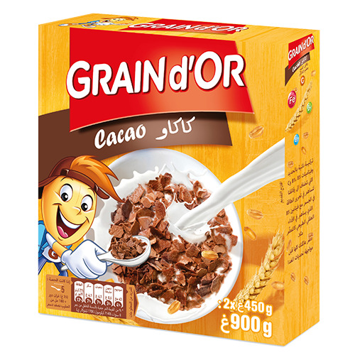 Céréales grain d''or cacao