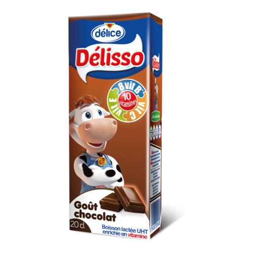 Lait aromatisé chocolat