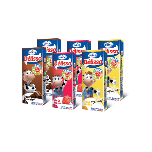 Lait aromatisé vanille