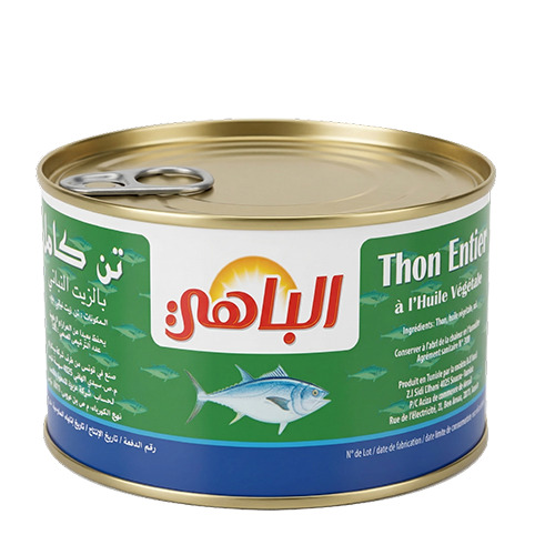 Thon entier à l''huile végétale