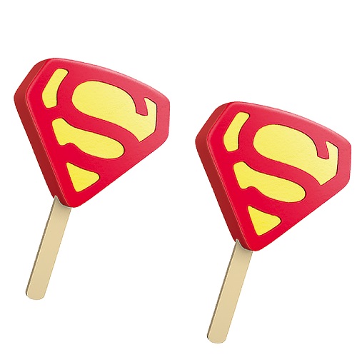 Lot de 3 glace  superman