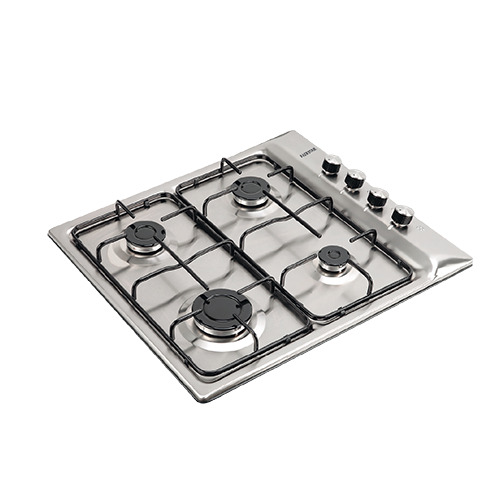 Plaque 4 feux inox