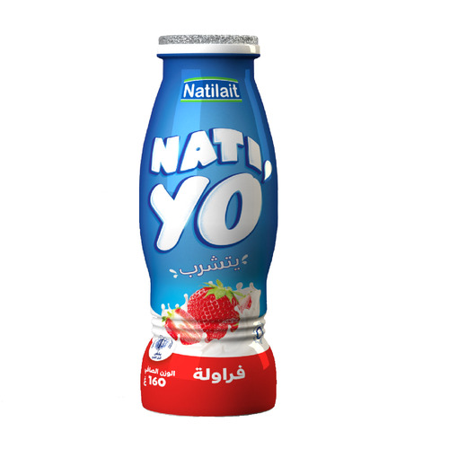 Yaourt à boire fraise