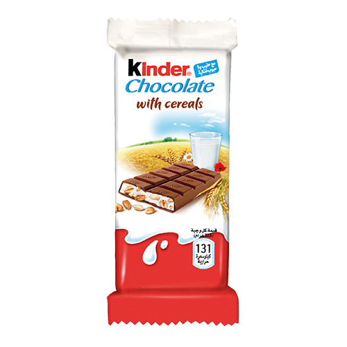 Barre de chocolat kinder with cereals 
