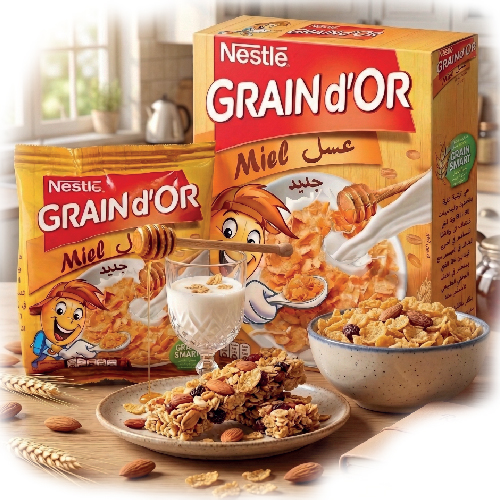 Lot de grain d'or cacao / miel