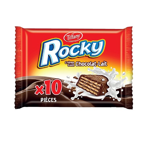 Groupage de 10 gaufrettes au chocolat