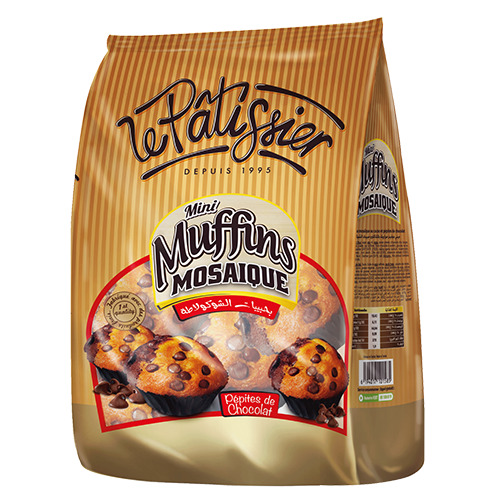 Groupage mini muffins aux pépites de chocolat