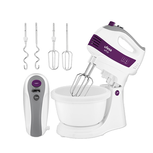 Mélangeur à main avec bol rotatif