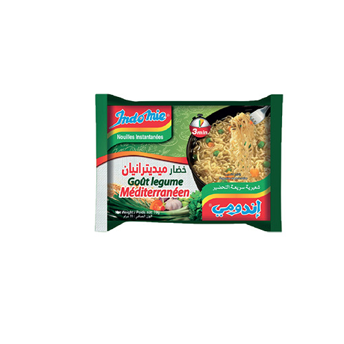 Lot de 2 nouilles instantanées goût légumes méditerranéen