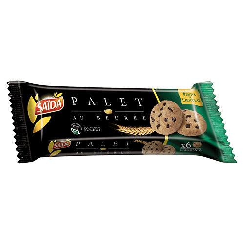 Biscuit palet beurre et pépites chocolat