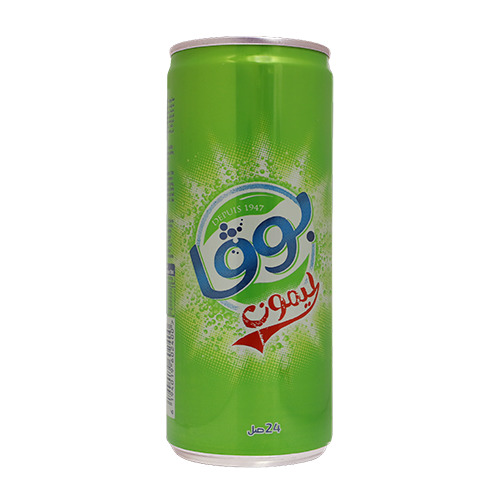 Boisson gazeuse lime  en boite