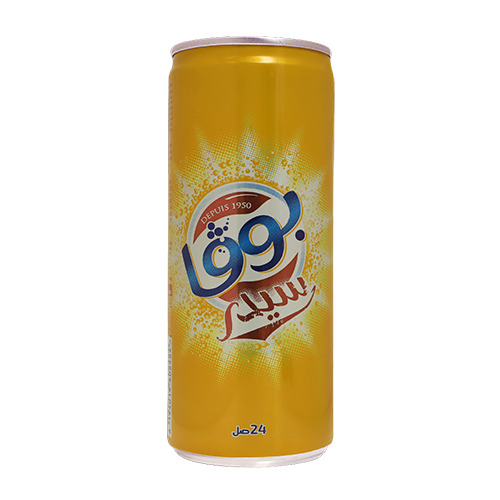 Boisson gazeuse cidre en boite