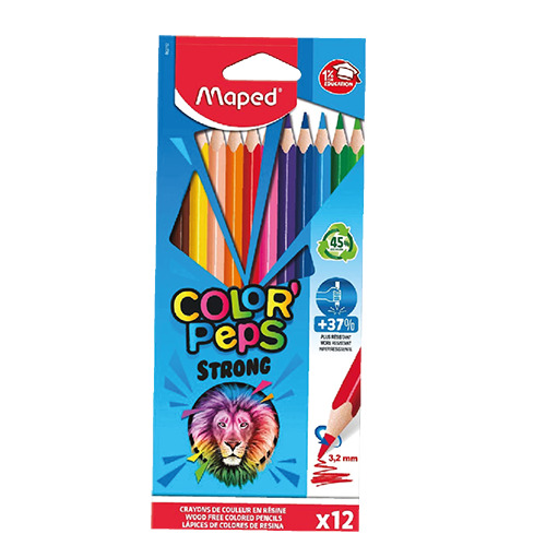 Pochette de 12 crayons  