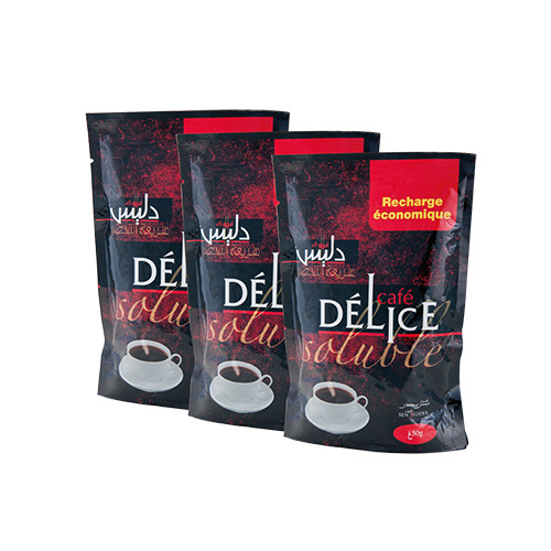 Lot de 3 recharges café