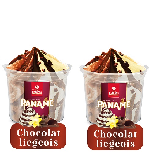 2 glaces stick chocolat liegeois