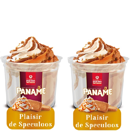 2 pots glaces spéculoos
