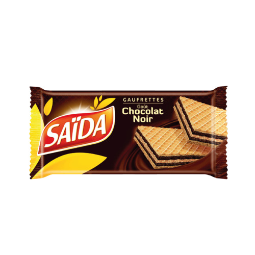 Gaufrette au chocolat noir