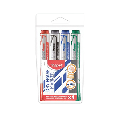 Lot de 4 marqueurs tableau