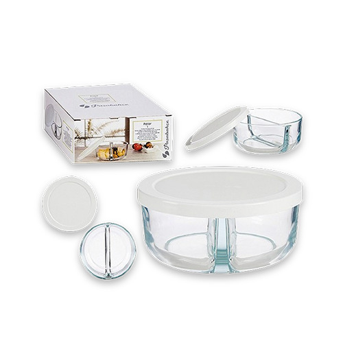 Boîte de conservation avec compartiment