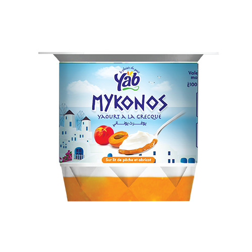 Yaourt mykonos peche abricot