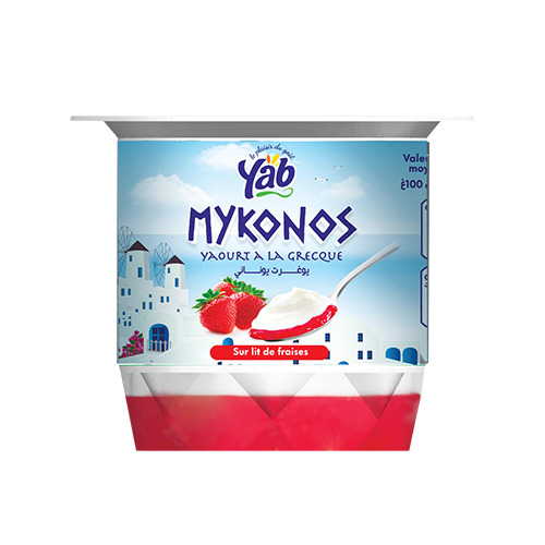 Yaourt mykonos fraise