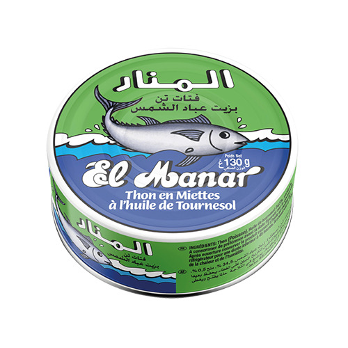 Thon en miettes à l''huile de tournesol