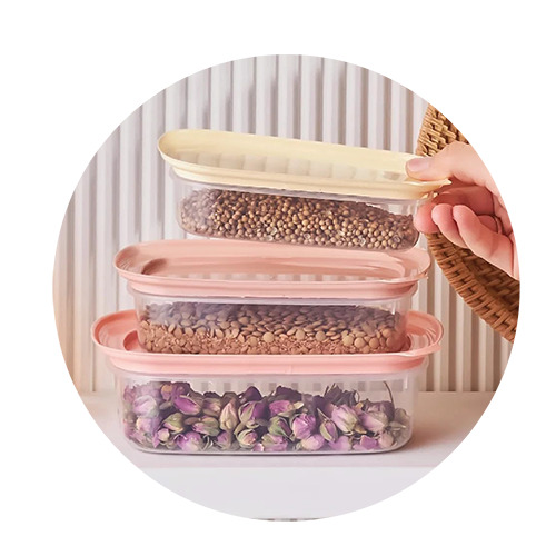 Set de 3 boîtes rectangulaires