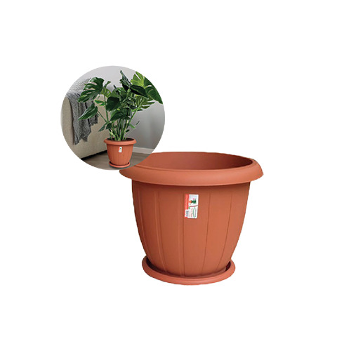 Pot à plante en plastique