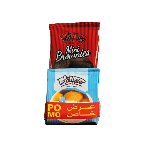 Lot de madeleines + mini brownies 