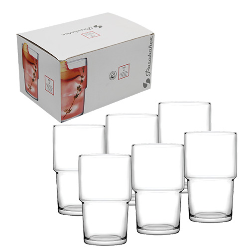 6 verres à eau